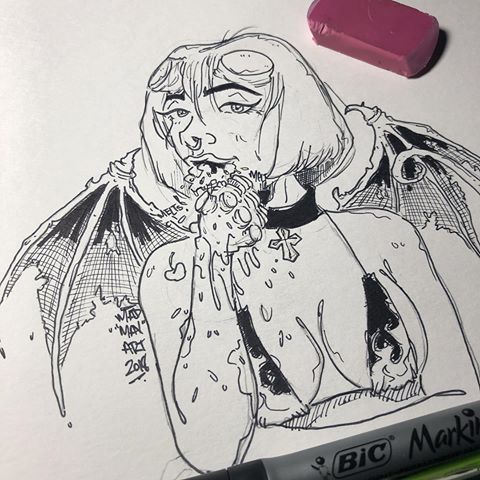 480x480 Images About - Evil Angel Sketch