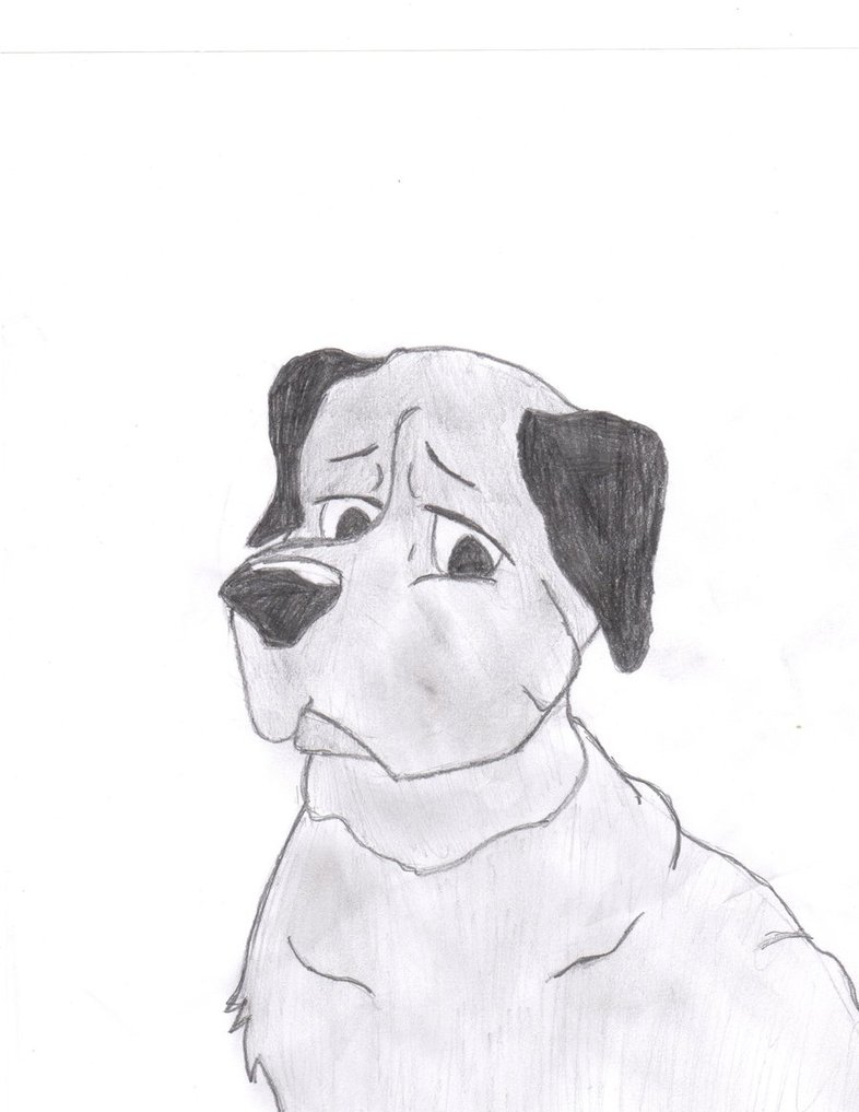786x1017 Disney Style Dog By Evil Panda0404 - Evil Dog Sketch