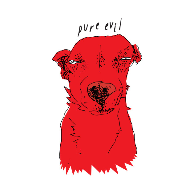 630x630 Pure Evil - Evil Dog Sketch