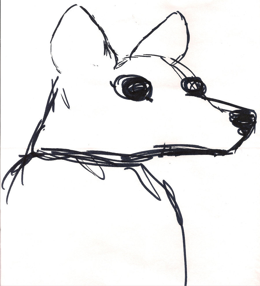 900x990 Because My Dog Is Evil By Unexpectedgift - Evil Dog Sketch