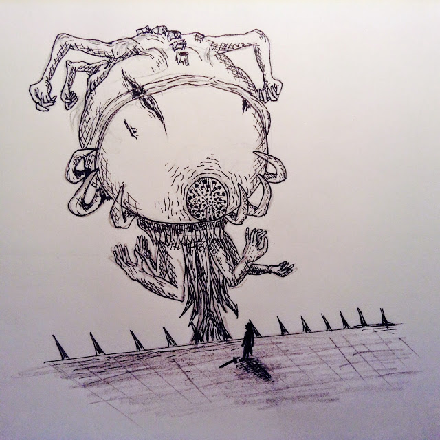 640x640 Daily Sketch - Evil Eye Sketch