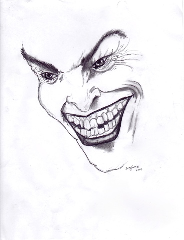 Evil Face Sketch at PaintingValley.com | Explore collection of Evil ...