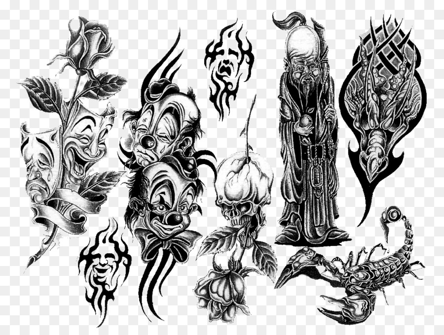 900x680 Joker Evil Clown Tattoo Artist - Evil Joker Sketch