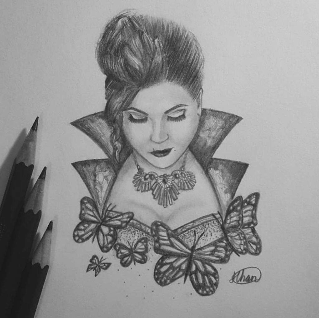 1024x1020 Evil Queen Fanart Oncers Amino - Evil Queen Sketch
