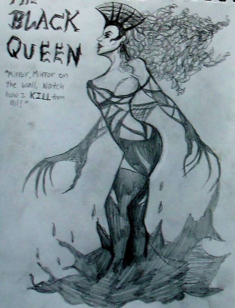 780x1024 Evil Queen Snow White Redux Sketch By Medusa1893 - Evil Queen Sketch