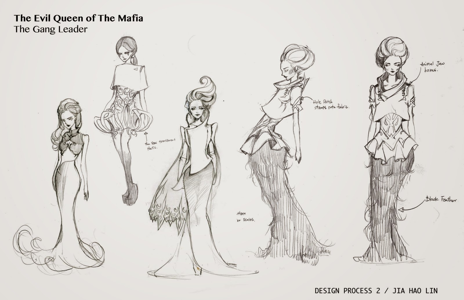 1600x1035 Hao Evil Queen Character Design Sketches - Evil Queen Sketch