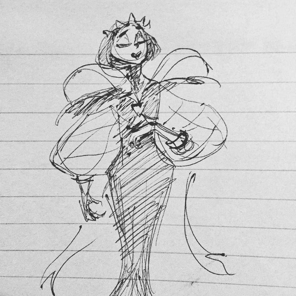 1024x1024 Jeni Hudson On Twitter Day 158 - Evil Queen Sketch