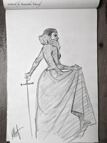 375x500 Samantha Youssef Evil Queen - Evil Queen Sketch