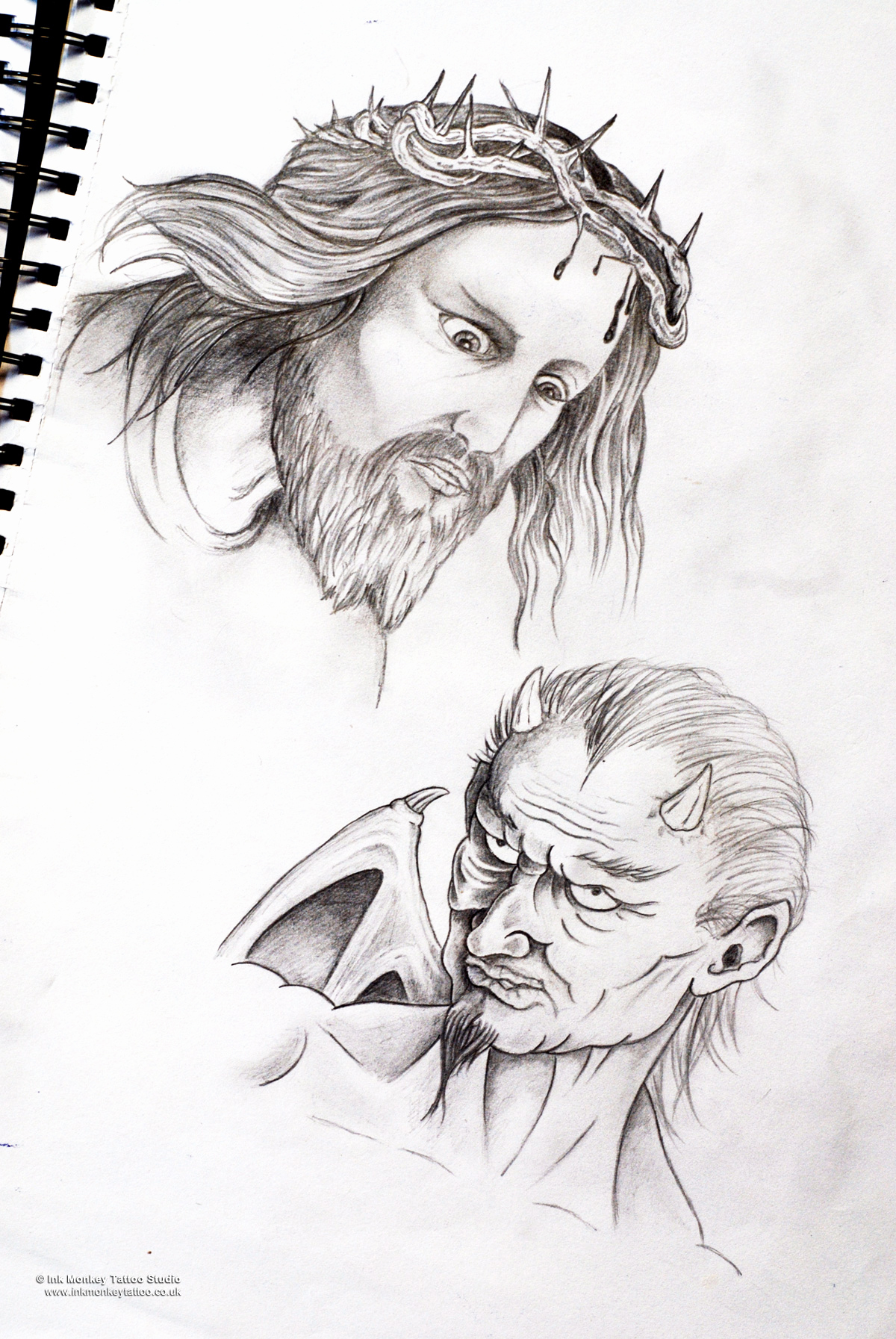 1200x1793 Good Sketches The Gallery For Good And Evil Drawings - Evil Sketches