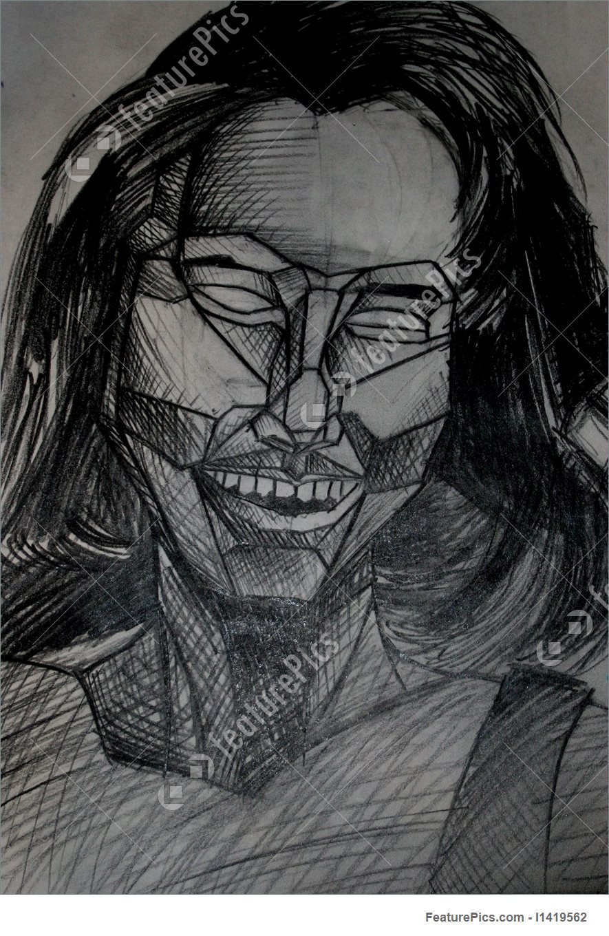 885x1360 Sketch Of Evil Woman Stock Illustration I1419562 - Evil Sketches