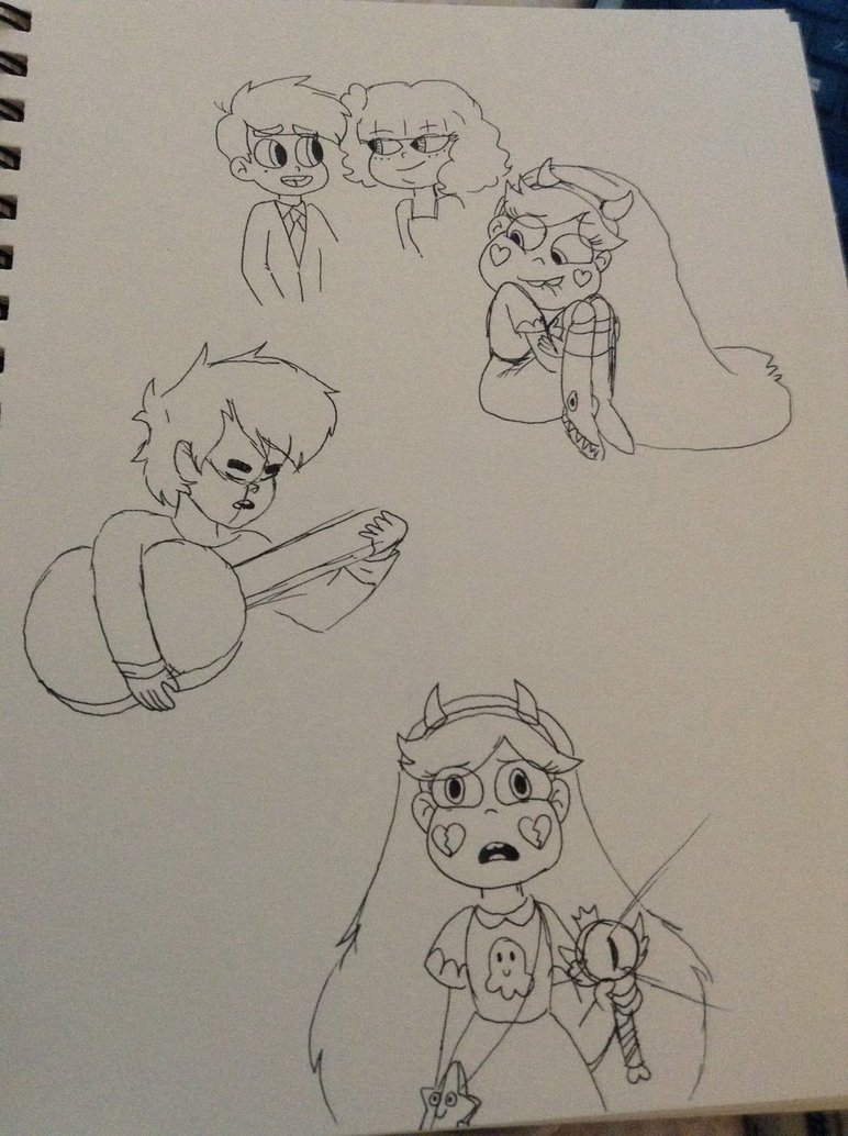 772x1034 Star Vs The Forces Of Evil Sketches By Goldentoons18 - Evil Sketches