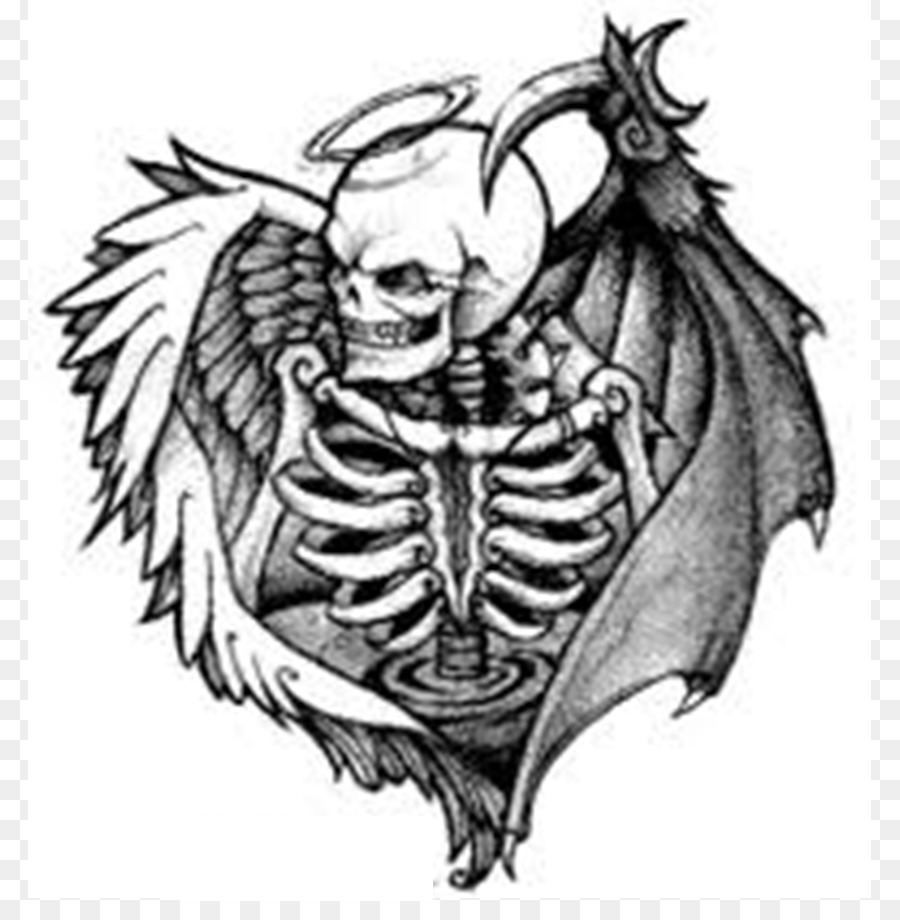 900x920 Calavera Skull Tattoo Devil Drawing - Evil Skull Sketches
