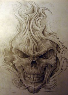236x330 Tatto Ideas 2017 - Evil Skull Sketches