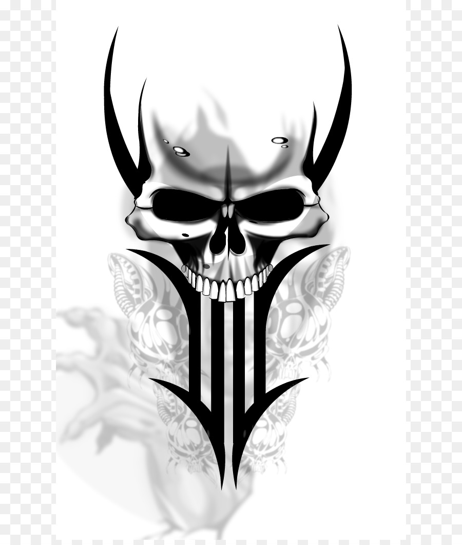 900x1060 Tattoo Human Skull Symbolism Flash - Evil Skull Sketches