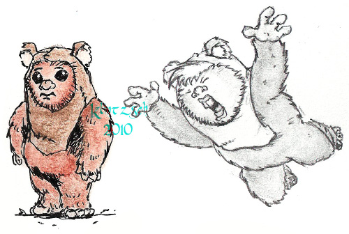 500x336 Ewok Sketches By Maxnethaal - Ewok Sketch