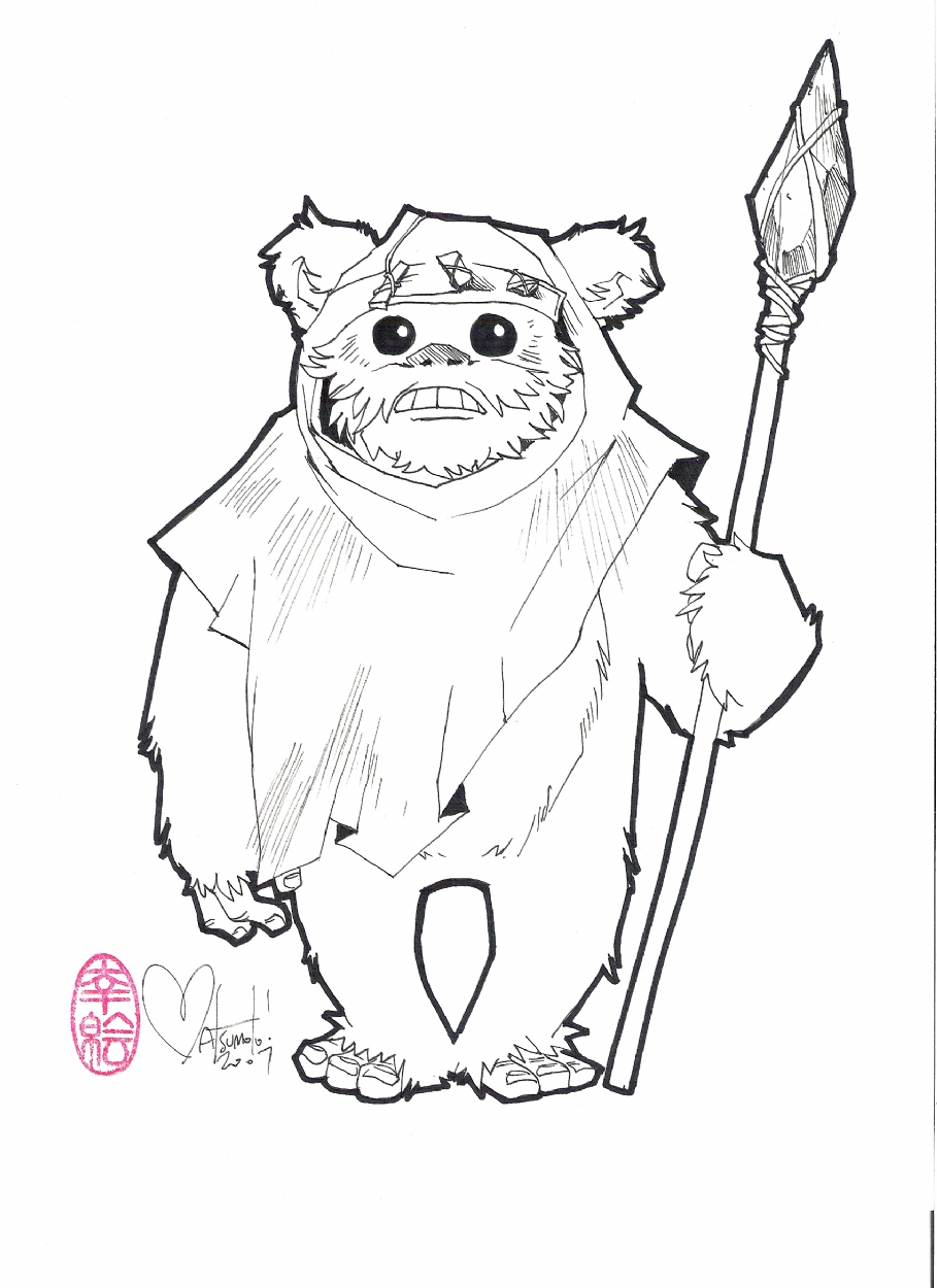 909x1250 List Of Synonyms And Antonyms Of The Word Ewok Sketch - Ewok Sketch