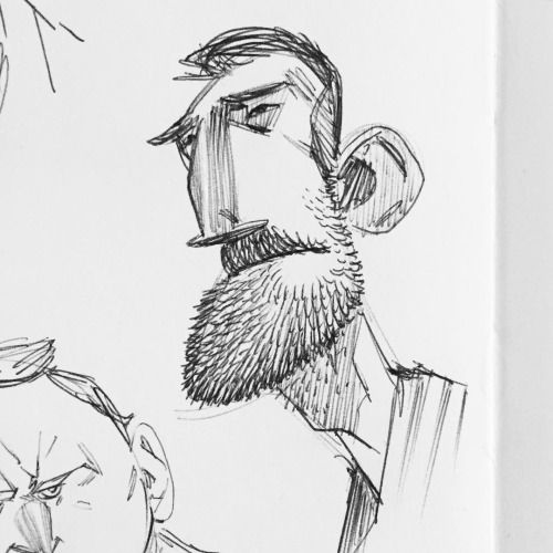 500x500 The Exaggerated Style Character Design - Exaggerated Sketch