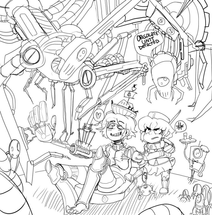 886x902 Exercisesketch] Maintenance By Drimir - Exercise Sketch