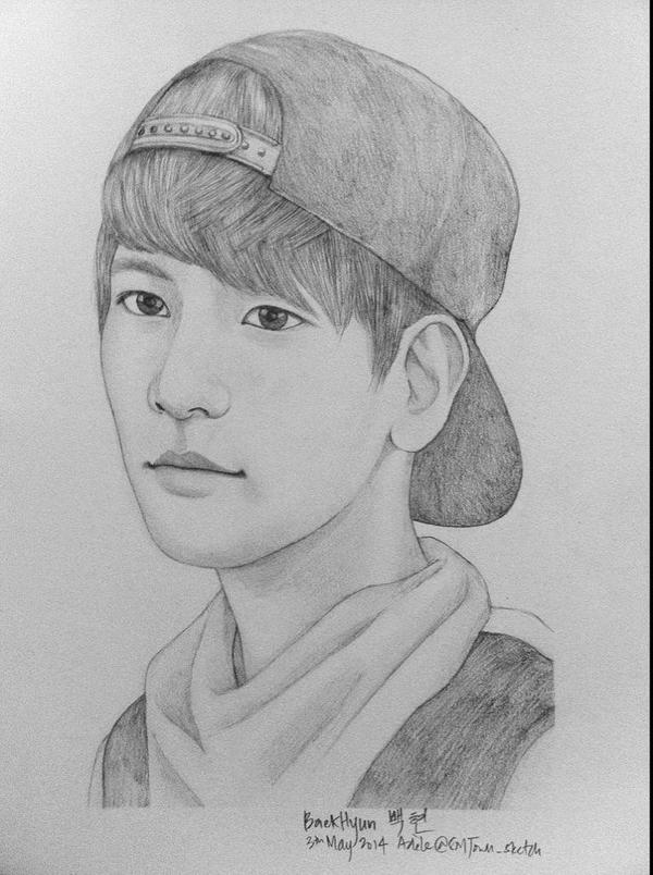 Exo Sketch at PaintingValley.com | Explore collection of Exo Sketch