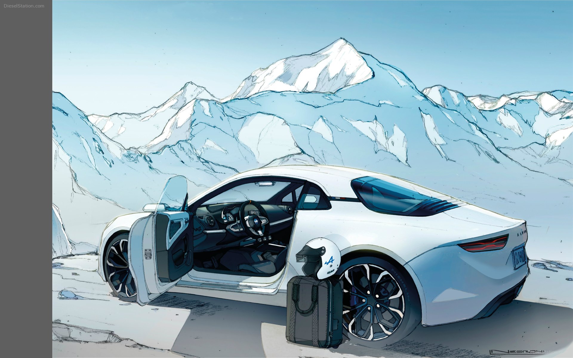 1920x1200 Alpina Vision Concept 2016 Widescreen Exotic Car Picture - Exotic Car Sketches