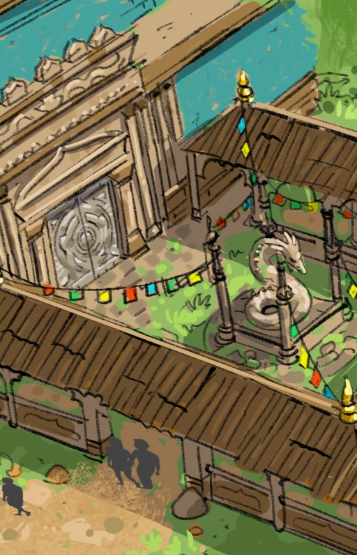 512x795 Djurs Queue Sketch - Expert Sketch