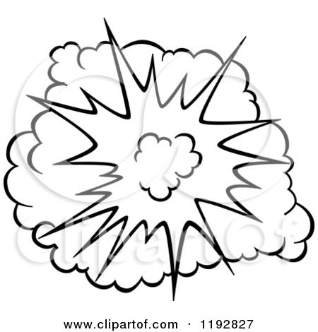 450x470 Sketch Clipart Explosion - Explosion Sketch