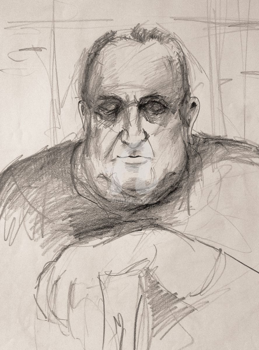 888x1200 Monsieur.jpg (Karina Plachetka) - Expressionism Sketch