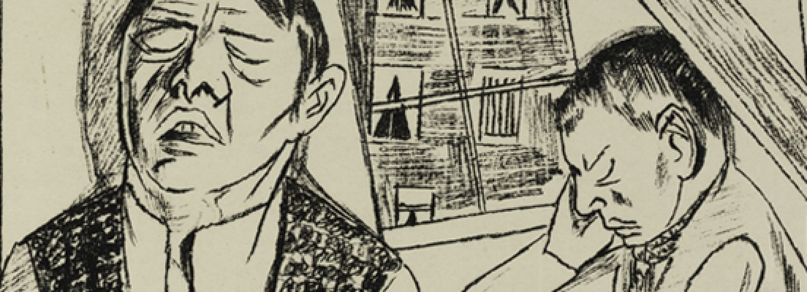 1656x600 Age Of Discontent German Expressionist Works From A Private - Expressionism Sketch