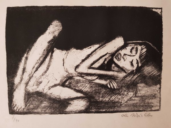 600x450 Art Prints German Expressionism Modern Art Printed - Expressionism Sketch