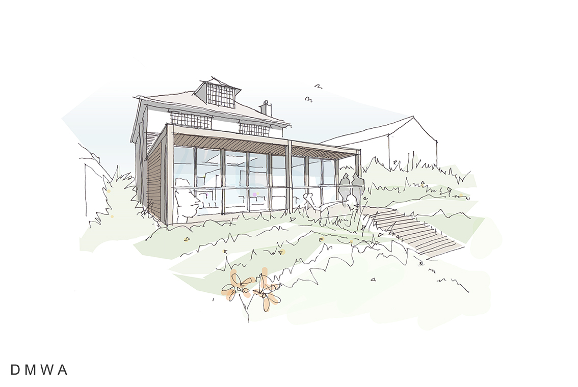 1134x760 Dmwa Architects Sketch - Extension Sketch