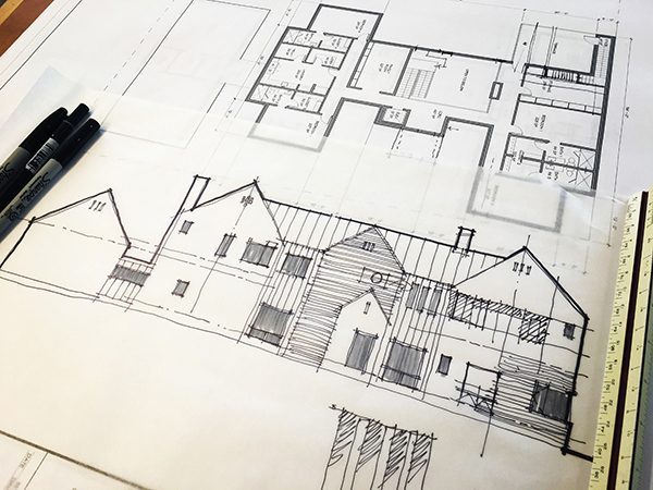 600x450 Designing Elevations Life Of An Architect - Exterior Sketch