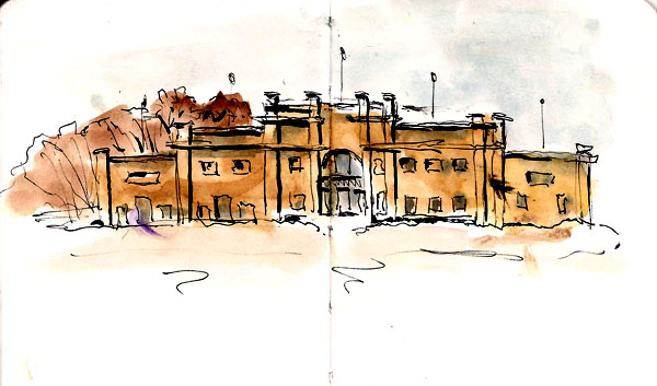 600x353 Extreme Urban Sketching Larry D. Marshall - Extreme Sketches