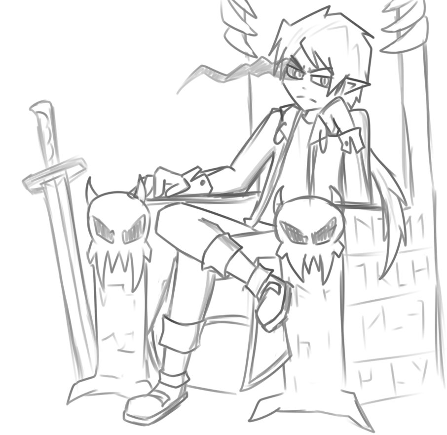 906x881 Random Sketches Chap. 42 Extreme Outlaw King By Lightning In My - Extreme Sketches