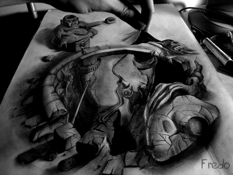 794x596 Unbelievable 3d Drawings By 17 Year Old Fredo [25 Pics] - Extreme Sketches