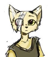 172x192 Eyepatch - Eye Patch Sketch