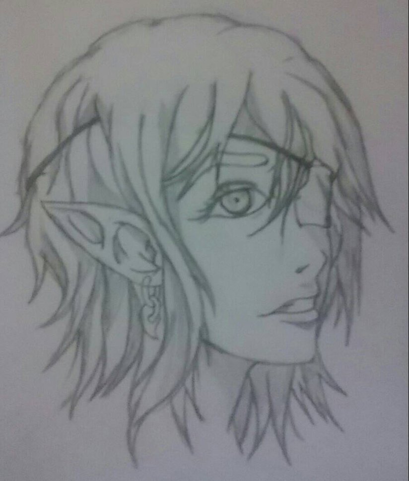 824x969 Eyepatch Sketch Person Thing. By Fenris Atatee - Eye Patch Sketch