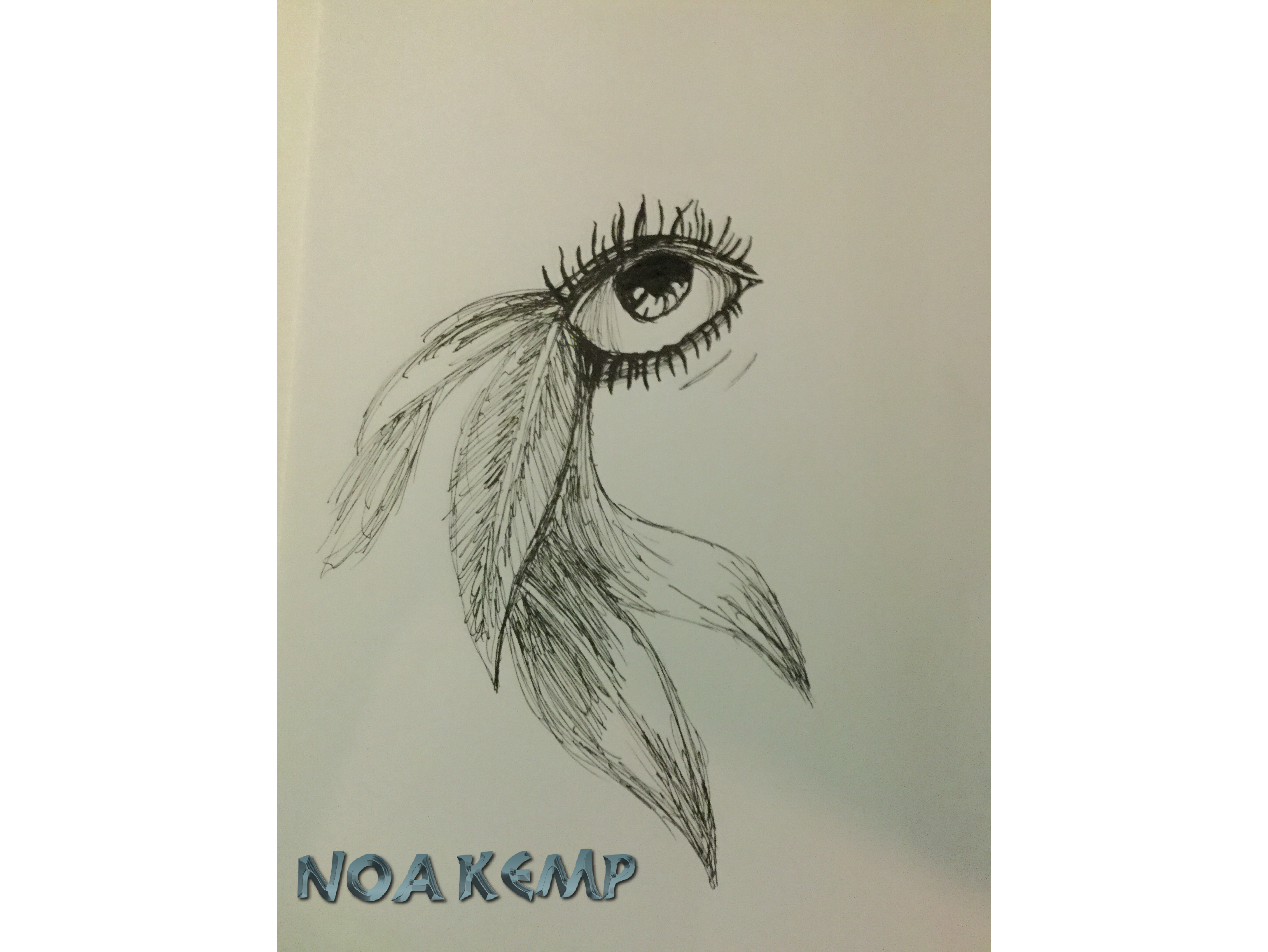 4347x3264 Collection Of Free Drawing Eye Pen. Download On Ubisafe - Eye Pen Sketch