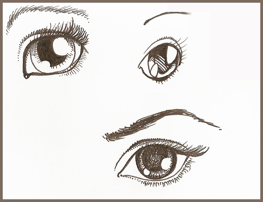 Eye Pen Sketch at PaintingValley.com | Explore collection of Eye Pen Sketch