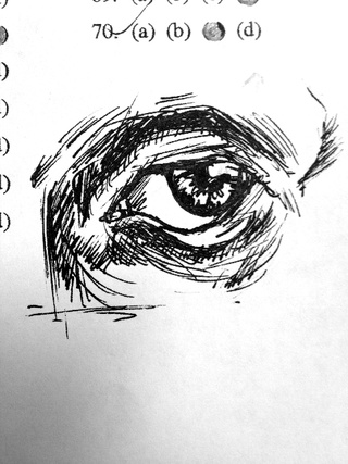 320x427 Pensketch Drawings On Paigeeworld. Pictures Of Pensketch - Eye Pen Sketch