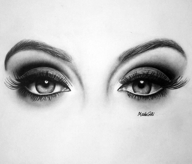 750x640 Pin By Human Anatomy For Artist On Drawing Eyes - Eye Sketch