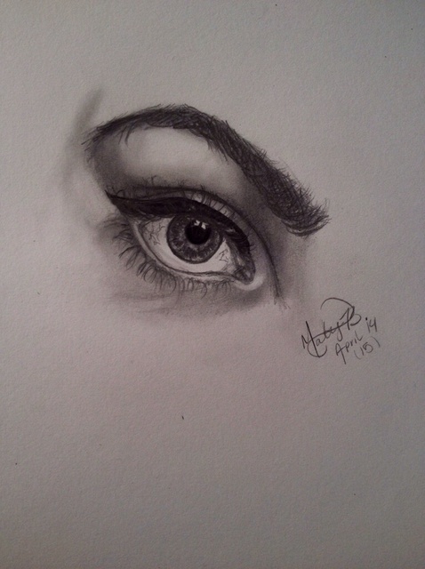 478x640 How To Draw A Realistic Eye - Eye Sketch Drawing