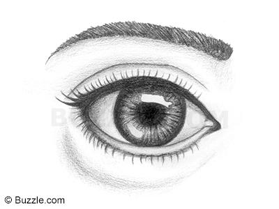 400x300 How To Draw Lively Human Eyes - Eye Sketch Step By Step