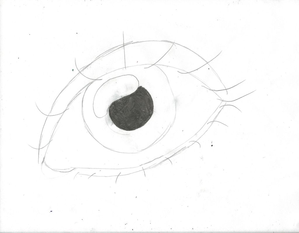 1024x798 How To Draw An Eye (Updated) 15 Steps - Eye Sketch Step By Step