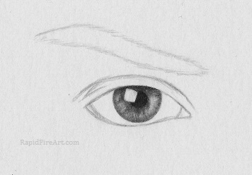 356x248 How To Draw A Realistic Eye Rapidfireart - Eye Sketch Step By Step