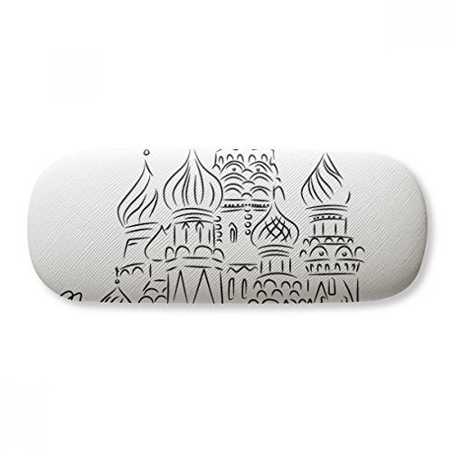 500x500 Russia Cathedral Arch Black Line Sketch Glasses Case Eyeglasses - Eyeglasses Sketch