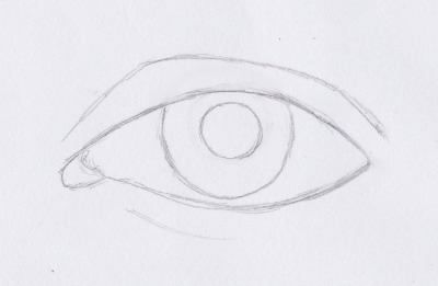 400x261 Drawing How To Draw An Eye - Eyelid Sketch