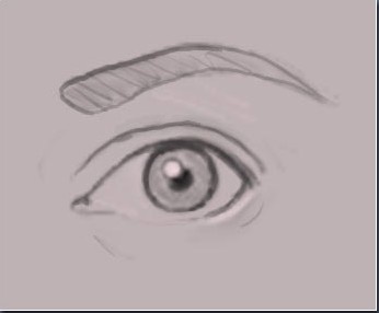 346x286 Drawing The Human Eye 3dtotal Learn Create Share - Eyelid Sketch