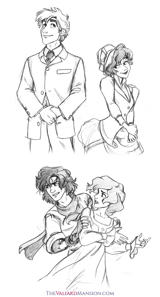 650x1205 Double Couple Sketch Dump - Ez Sketch