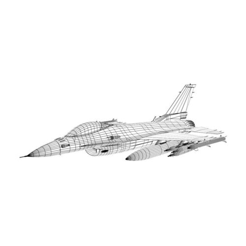 F 16 Sketch