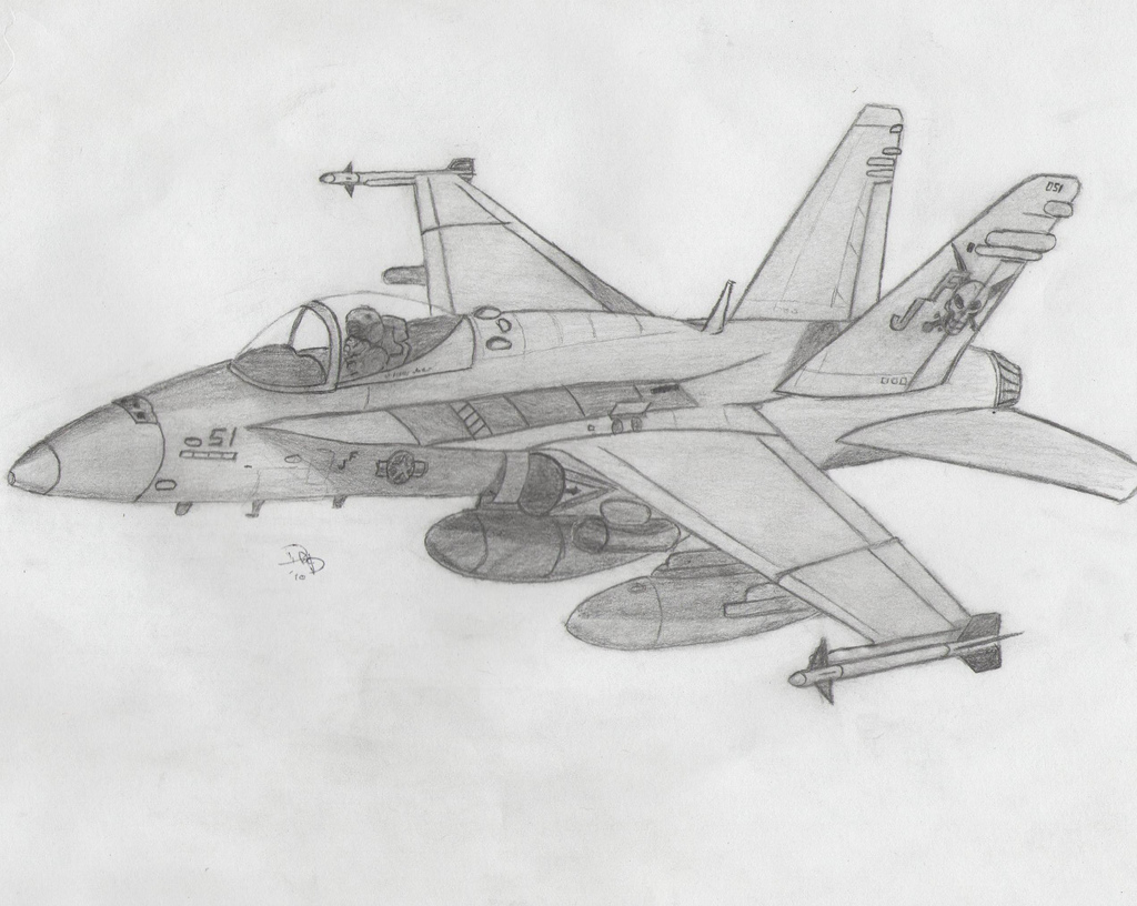 1024x816 Fa 18 Sketch Another Sketch I Did While On Graves. D D - F 18 Sketch